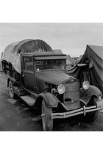 Truck Parked Tent in FSA site