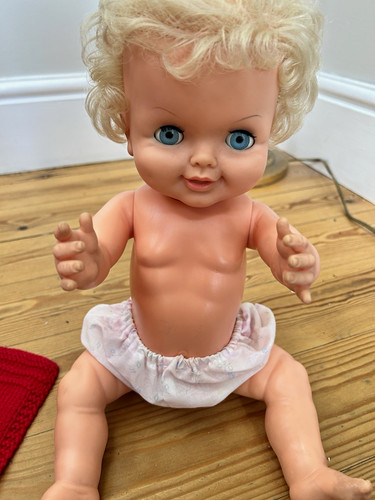 Palitoy tiny tears baby - tiny, doll