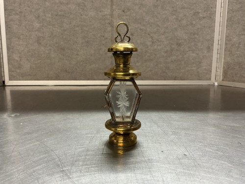 Mini brass candle - candle, lantern