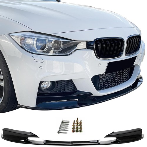 Front spoiler gloss black for