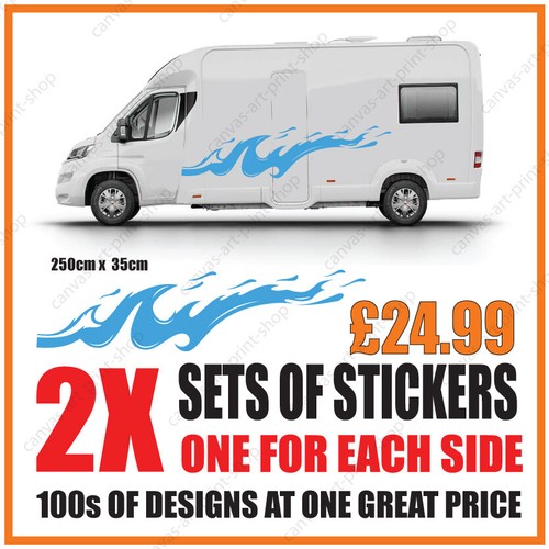 Motorhome graphics caravan - motorhome,