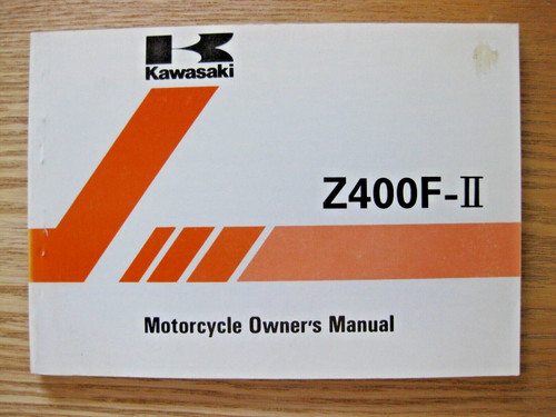 Kawasaki z400f owners - kawasaki, z400f-ii