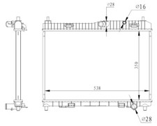 Radiator NRF Fits Ford Fiesta