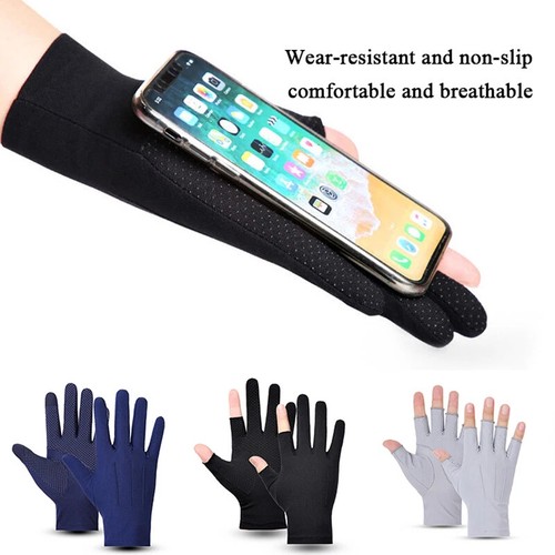 Thin fingerless gloves - thin,