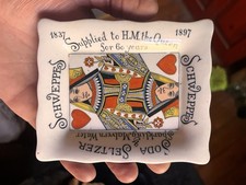 Schweppes Ash Tray Hearts Queen