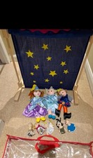 Fiesta Craft Puppet Theatre and Selection Of Puppets