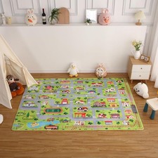 Large City Car Race Play Mat