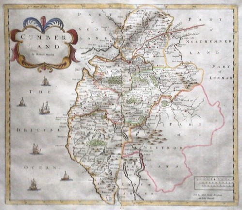 Cumberland original map by - ,