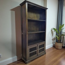 Mahogany Wood Bookshelf Solid