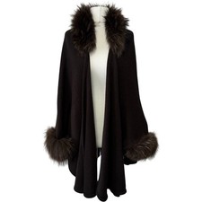 Nooran Women's Real Fur Trim