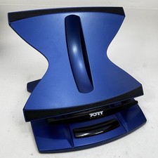 Port Designs Ergo Station 4 w/ USB Hub Blue Laptop Notebook Stand Ergonomic 360