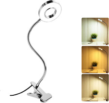 Akynite USB Clip on Headboard Lamp for Reading, 48 Leds, 3 Colour Changing