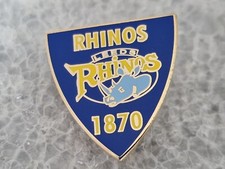 LEEDS RHINOS THIS MEANS MORE RUGBY LEAGUE PIN BADGE Yorkshire White Rose 1870