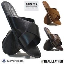 MENS MEMORY FOAM LEATHER