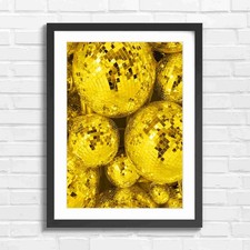 Disco Ball Lights Party Yellow