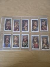 Kings & Queens of England 1066-1935 Cigarette Cards; Repro's of J Player 50 VGC