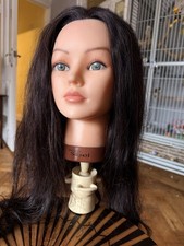 Ambition by SIBEL Mannequin Head Hairdressing Human Hair Hand Made