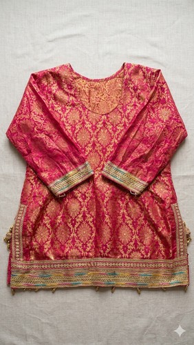 This beautiful pink choli