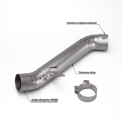 Titanium exhaust mid - titanium,