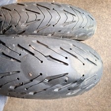 120 70 17 & 190 55 17  MICHELIN ROAD 5 TL 2CT MOTORCYCLE TYRES MATCHED PAIR!