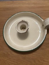 Vintage enamel candle holder