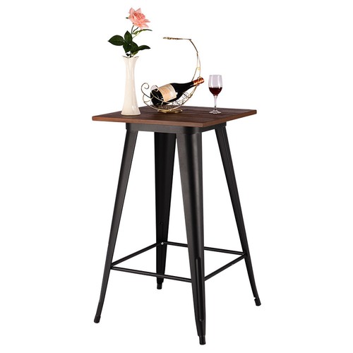 High wood top - high, bar