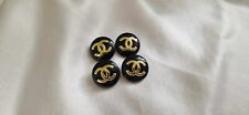 LOT OF 4  CHANEL  BLACK/GOLD