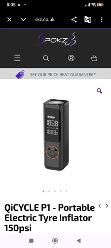 Qicycle tyre inflator air - qicycle,