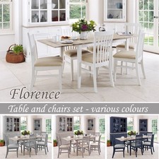 Wooden Dining Table +6 Chairs