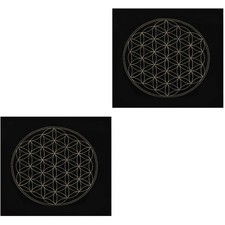  2 Pcs Card Table Cloth Cover Creative Divination Tablecloth Prop