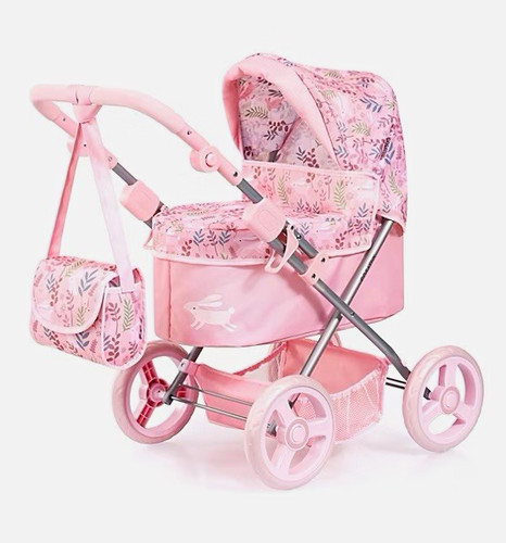 Pink floral doll - pink,