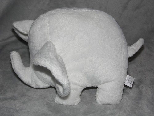 Boots elephant soft toy white