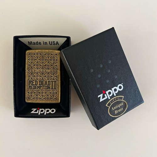 Zippo brass pocket lighter - brass,