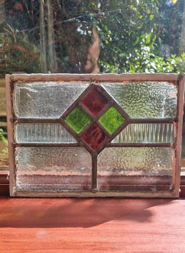 Original leaded stained - , glass