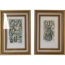 2 x Anton Pieck 3D Paper Art