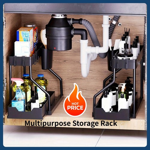 Under sink storage rack - sink,