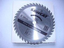 5x Sawcat Fine Cut Saw Blades, D184mm, B16mm, 40T - SC1002-QZ