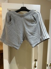 Vintage Grey Adidas Sweat Shorts In Size XL
