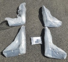 Range Rover Sport L322 2010 - Mud Flaps - Front & Rear + Fittings - Orkney Grey