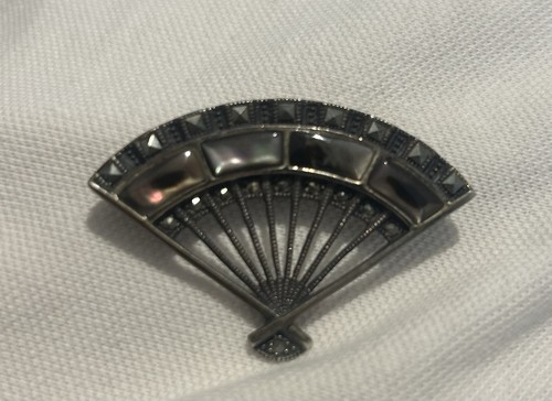 925 sterling silver - silver, marcasite