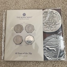 2022 Twenty Pence 20p Effigies