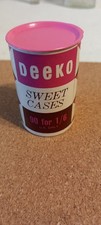 sweet/cake cases floral, Deeko, 1/6 pre decimal vintage 1950s/60s, UK only