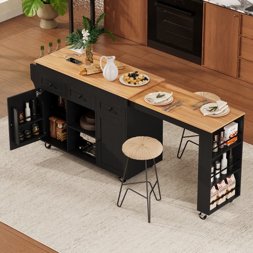 Kitchen island with - 85.5",