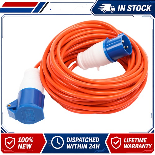 Caravan mains cable - cable, hook