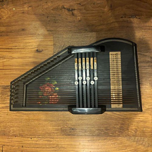 Vintage autoharp with - vintage,