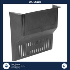 Raised Back Black Plastic