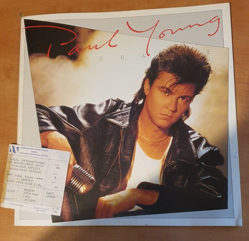 Paul young concert programme - young, &