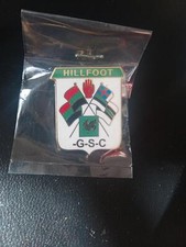 NEW GLENTORAN FC PIN BADGE, HILLFOOT GSC.