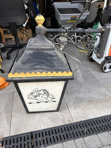 Banks beer lamp from - -, old