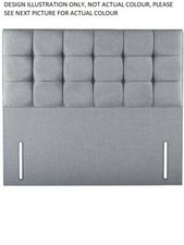 HYPNOS Super King Headboard Grace Tall Slim 180cm 6FT Tourmaline Green RRP£1180